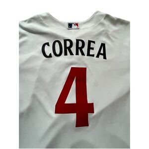 Nike MLB Minnesota Twins Carlos Correa #4 White Baseball Jersey Men's Size Large
